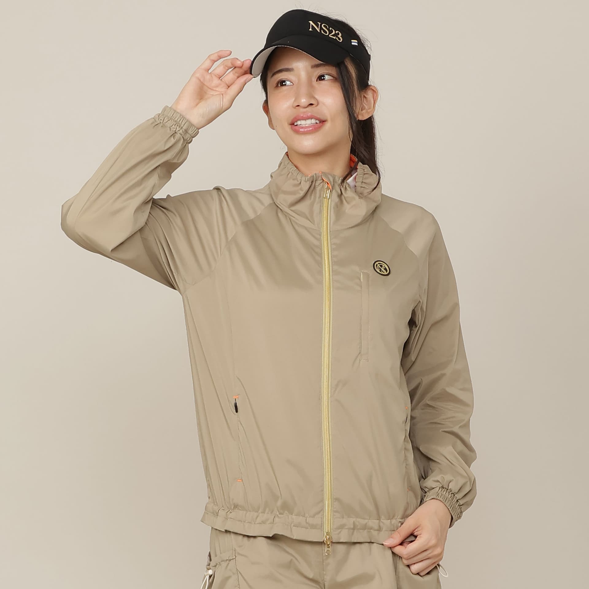 【Women's】【接触冷感/撥水性/セットアップ対応】軽量ストレッチブルゾン