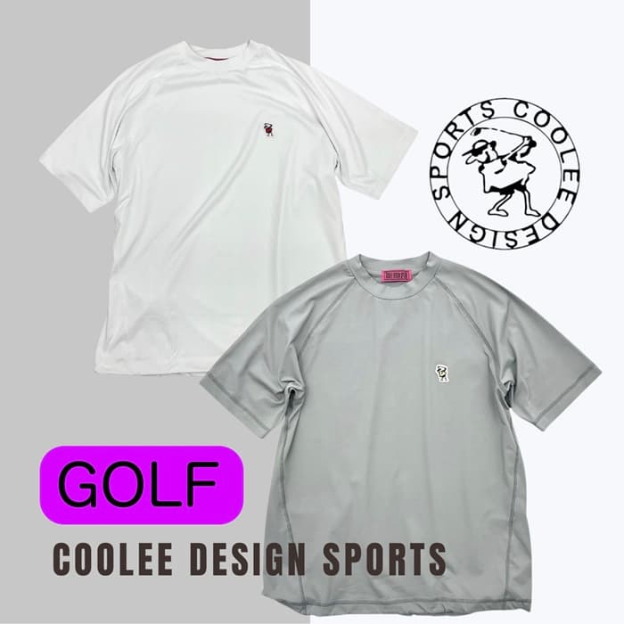 【Unisex】GOLF モックネック Tシャツ 伸縮性に優れた快適なウエア ゴルフ 春夏 ストレッチ 速乾 吸汗