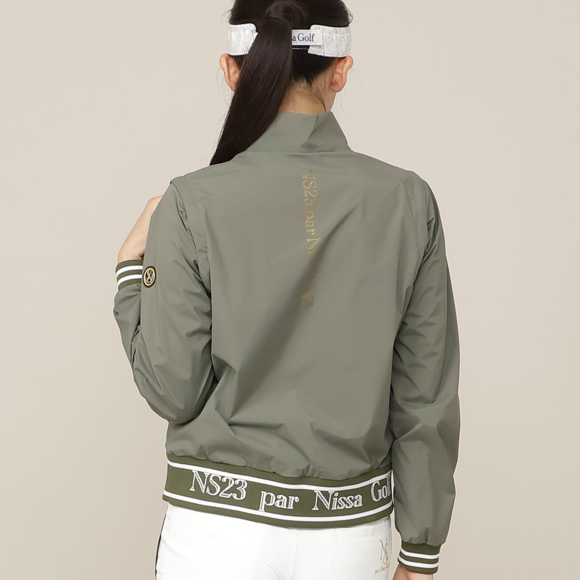 【Women's】【ストレッチ性/透湿・防水】2wayウインドプロテクター