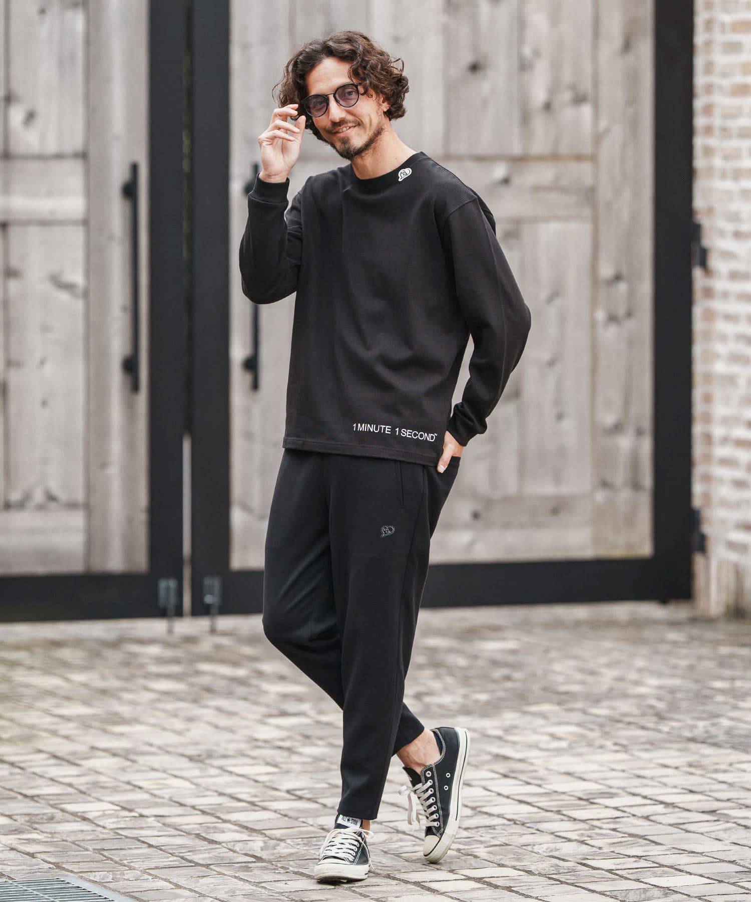 【Men's】テーパードスラックスパンツ