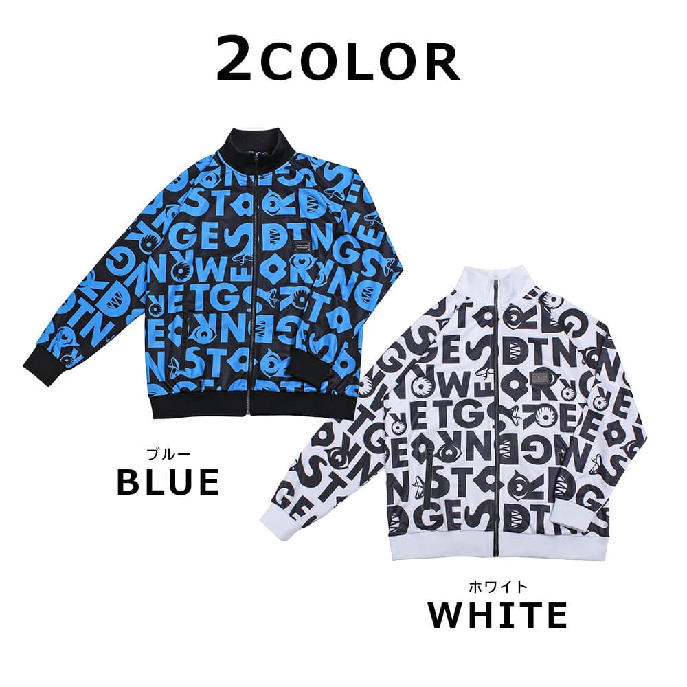 【Men's】総柄プリント トラックJK