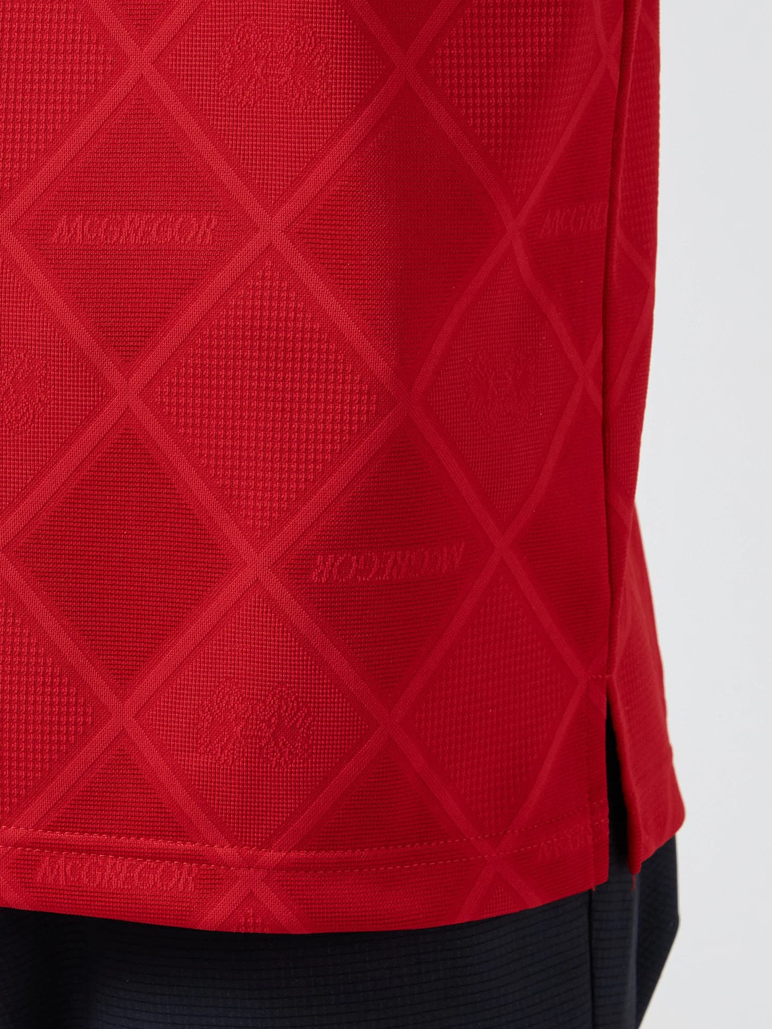 【Men's】無地ジャカードポロ