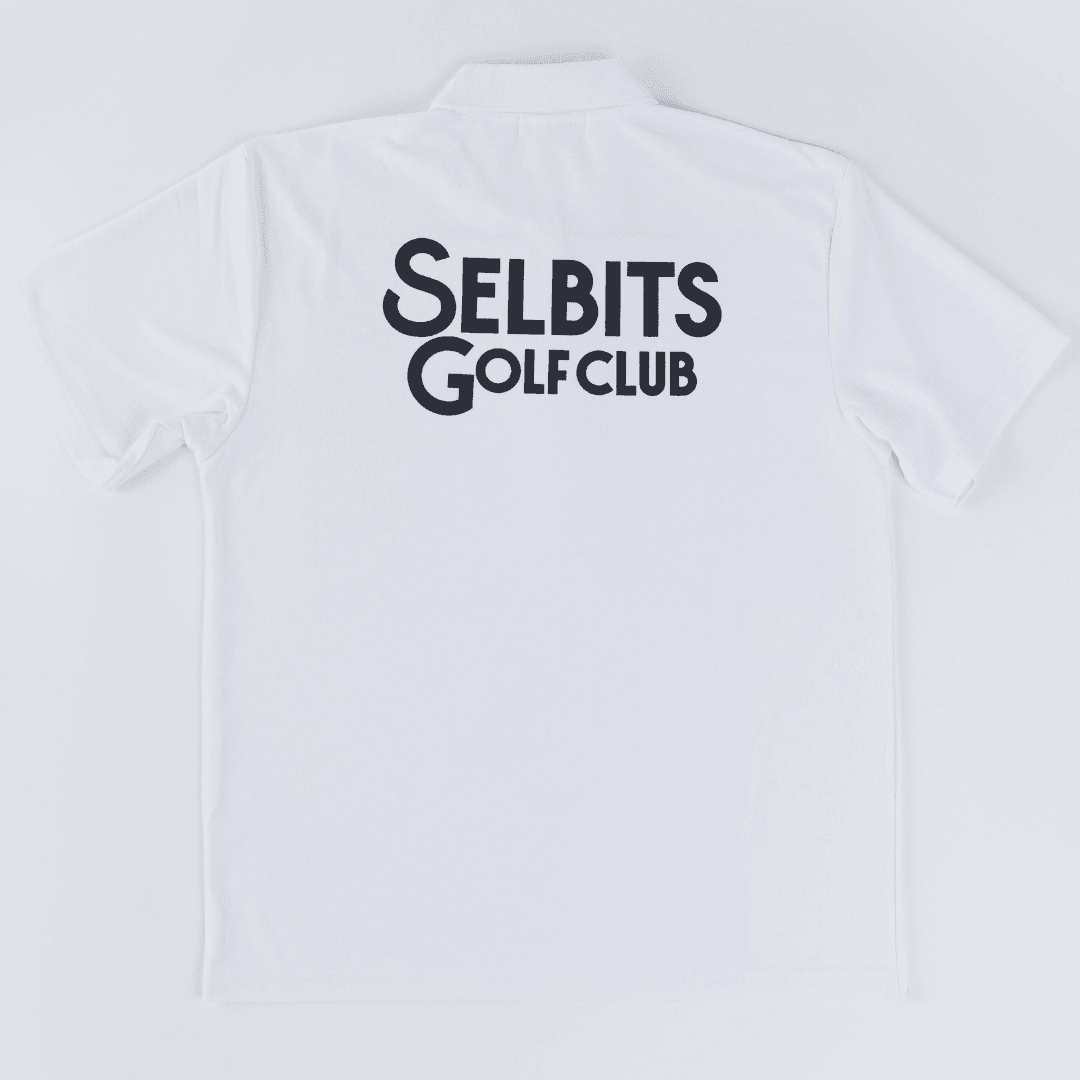 【Unisex】SELBITS GOLF CLUB LOGO Polo ”white”