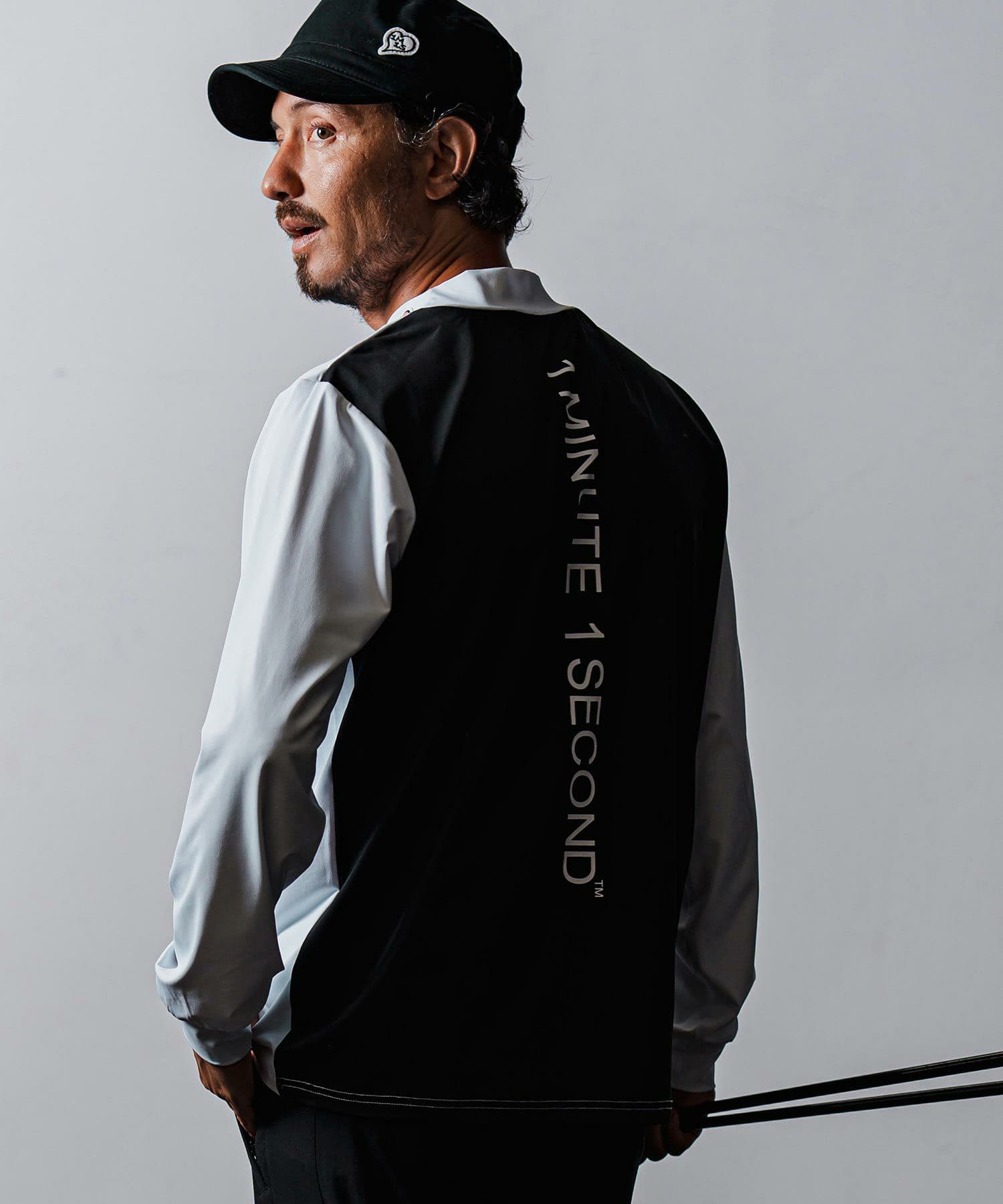 【Men's】長袖モックネックカットソー