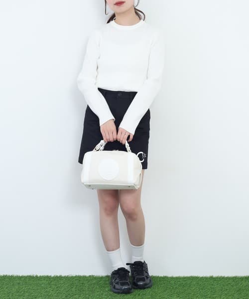 【Women's】Emblem Shoulder Bag