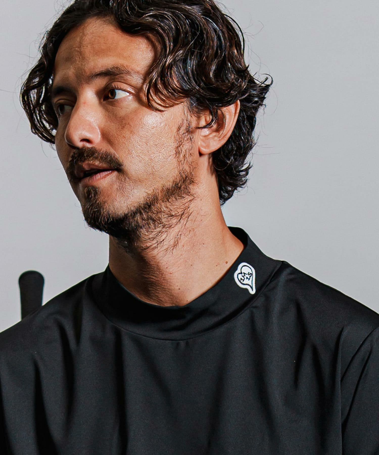 【Men's】長袖モックネックカットソー