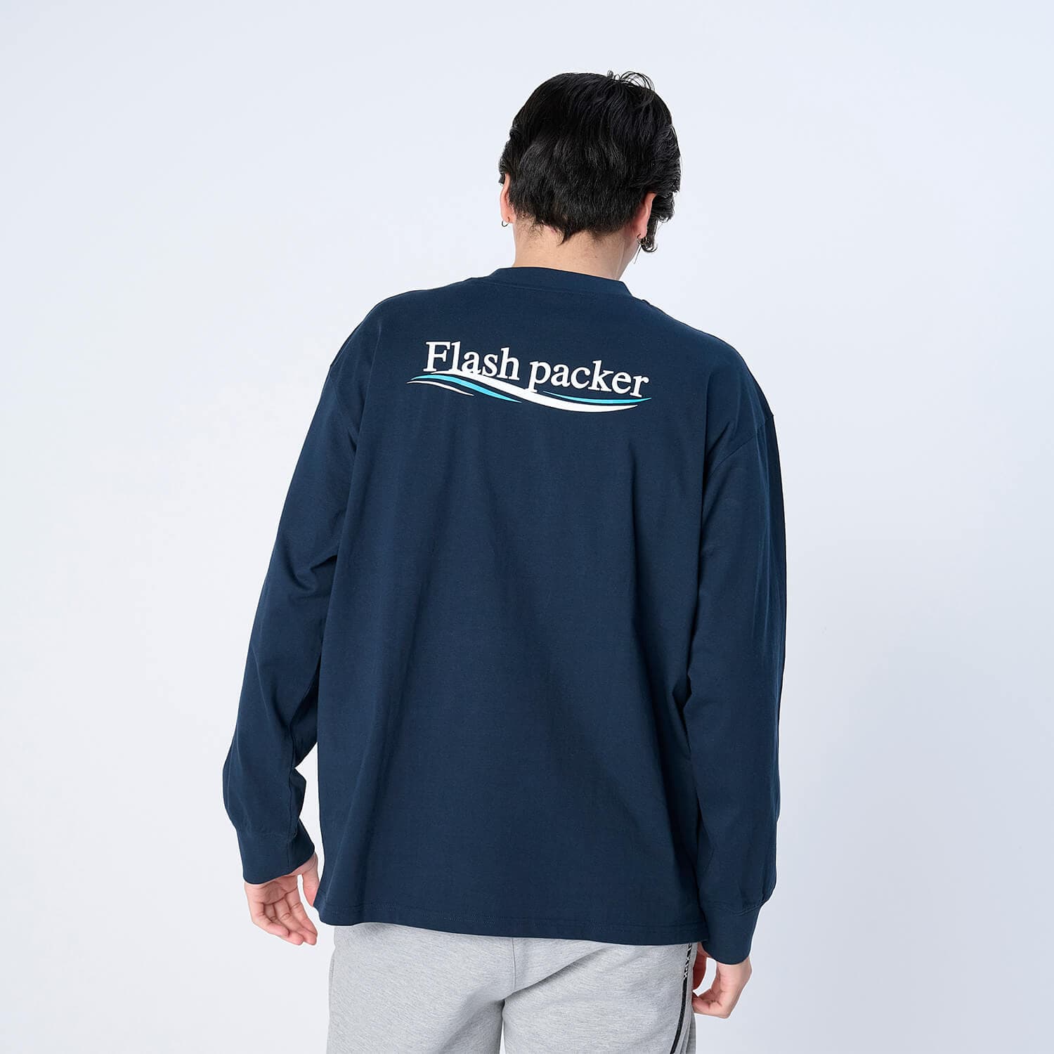 【Unisex】XSMLT-WV(Dry Silky Cotton®セミモックネック ロングスリーブTシャツ)