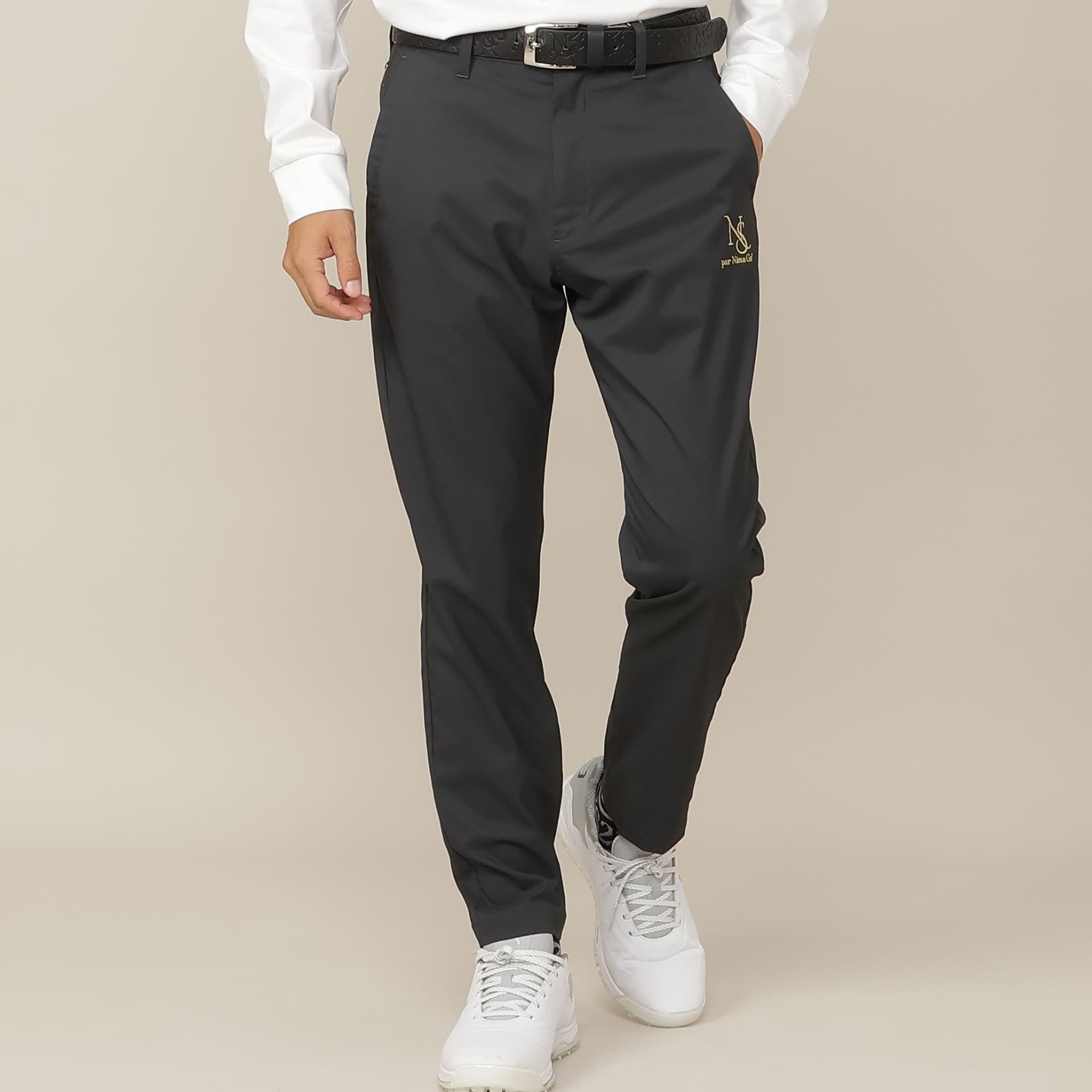 【Men's】【接触冷感/UVカット/透け防止】超フルダル遮熱パンツ