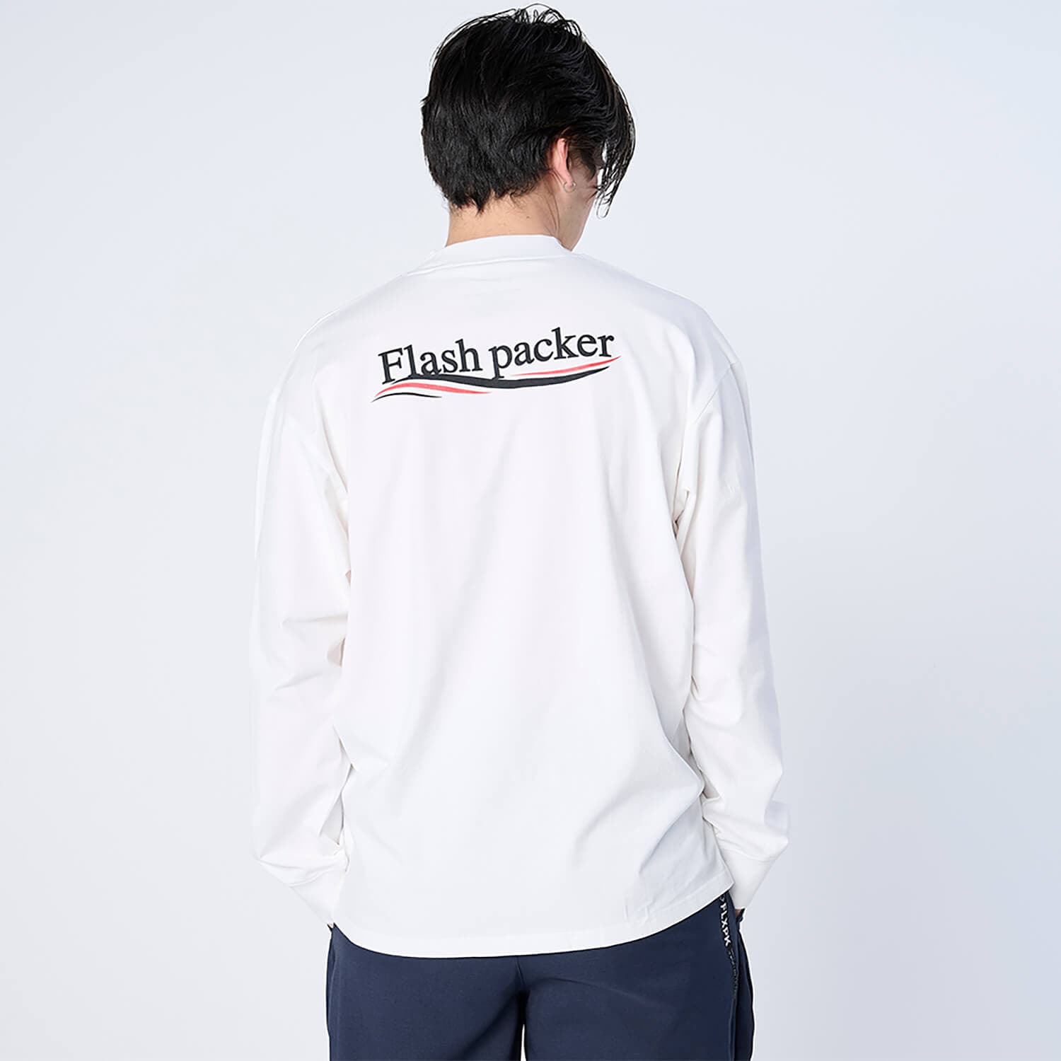 【Unisex】XSMLT-WV(Dry Silky Cotton®セミモックネック ロングスリーブTシャツ)