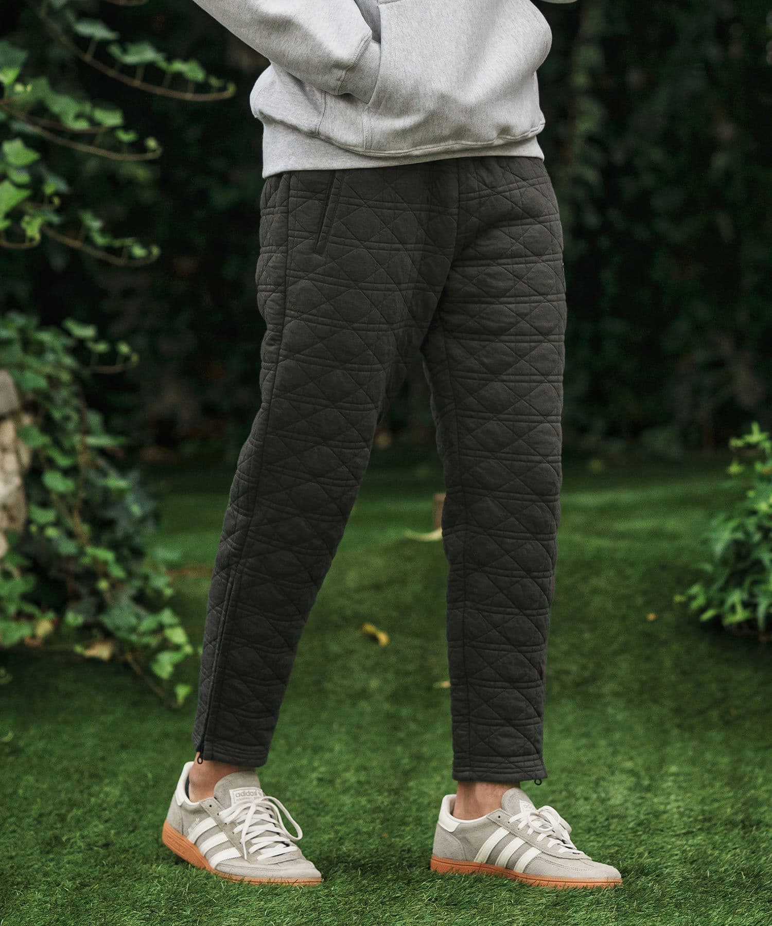 【Men's】キルティングサイドジップパンツ