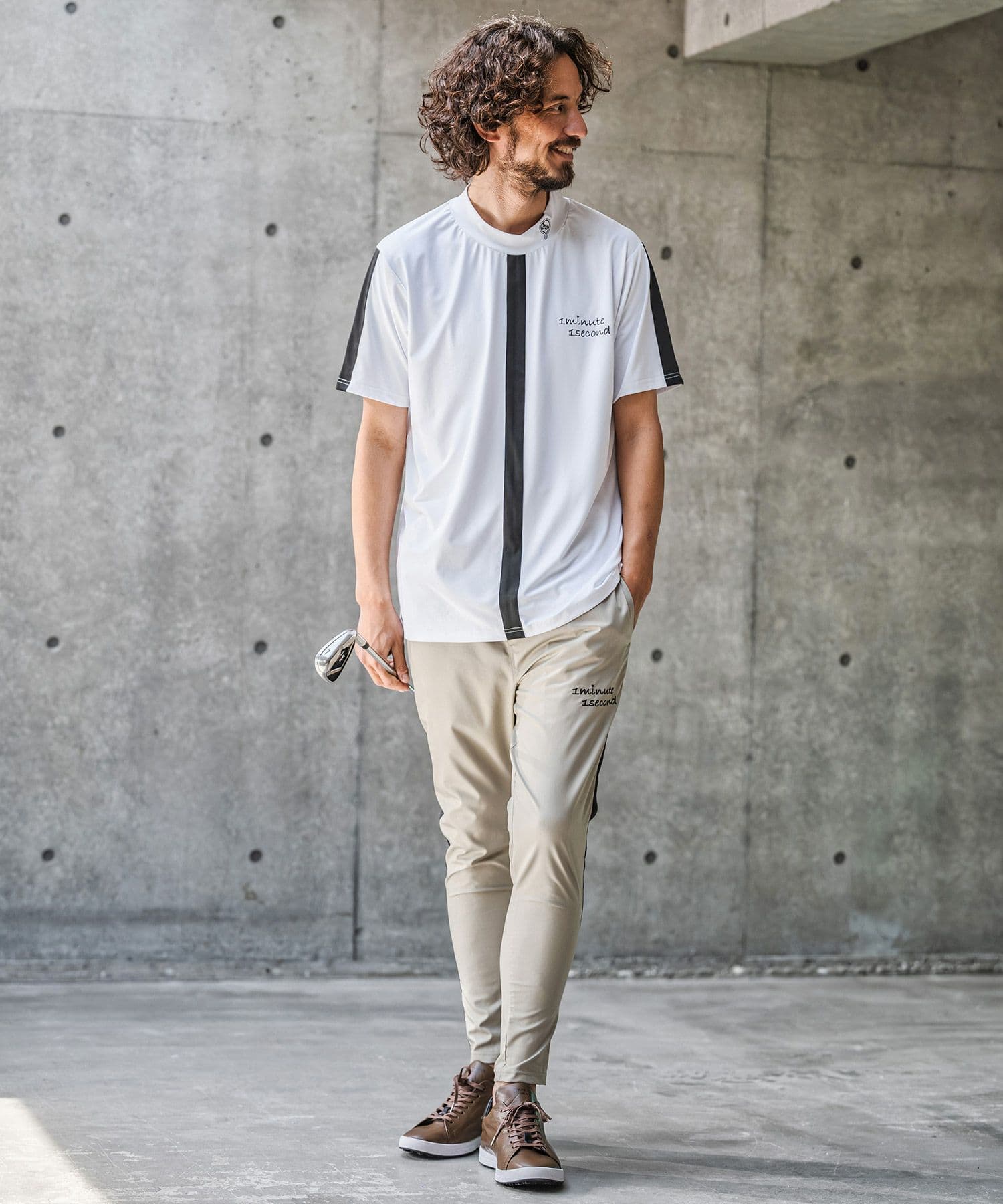 【Men's】モックネックカットソー