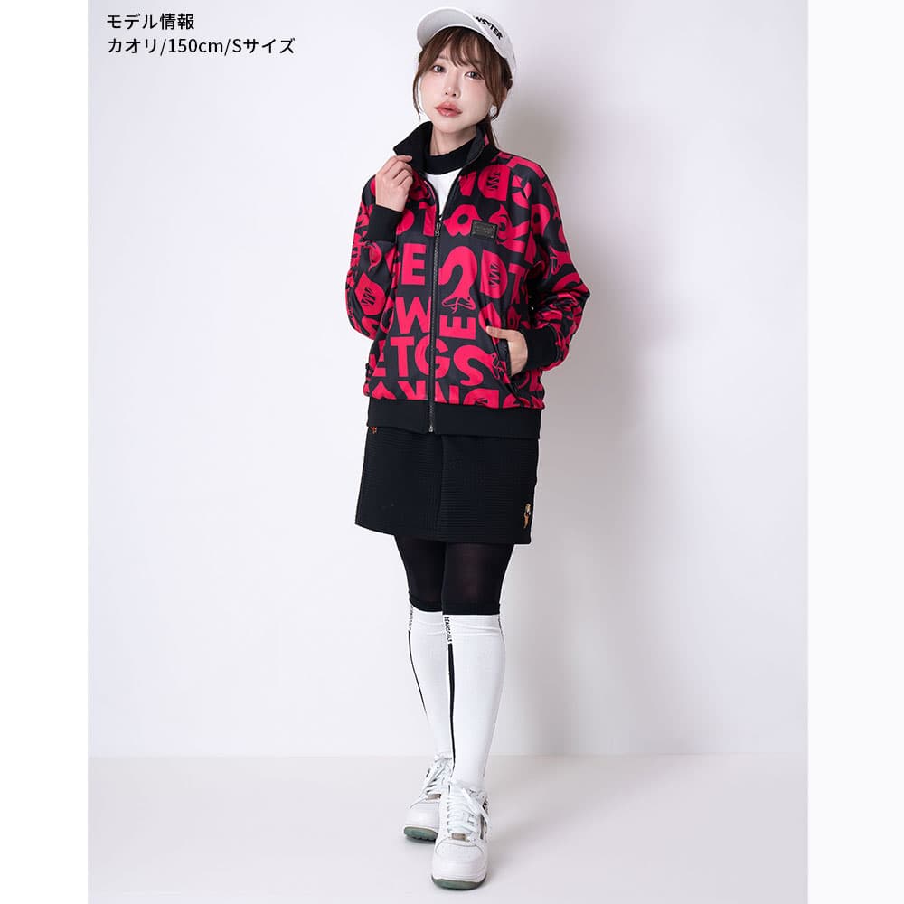 【Women's】総柄プリント トラックJK