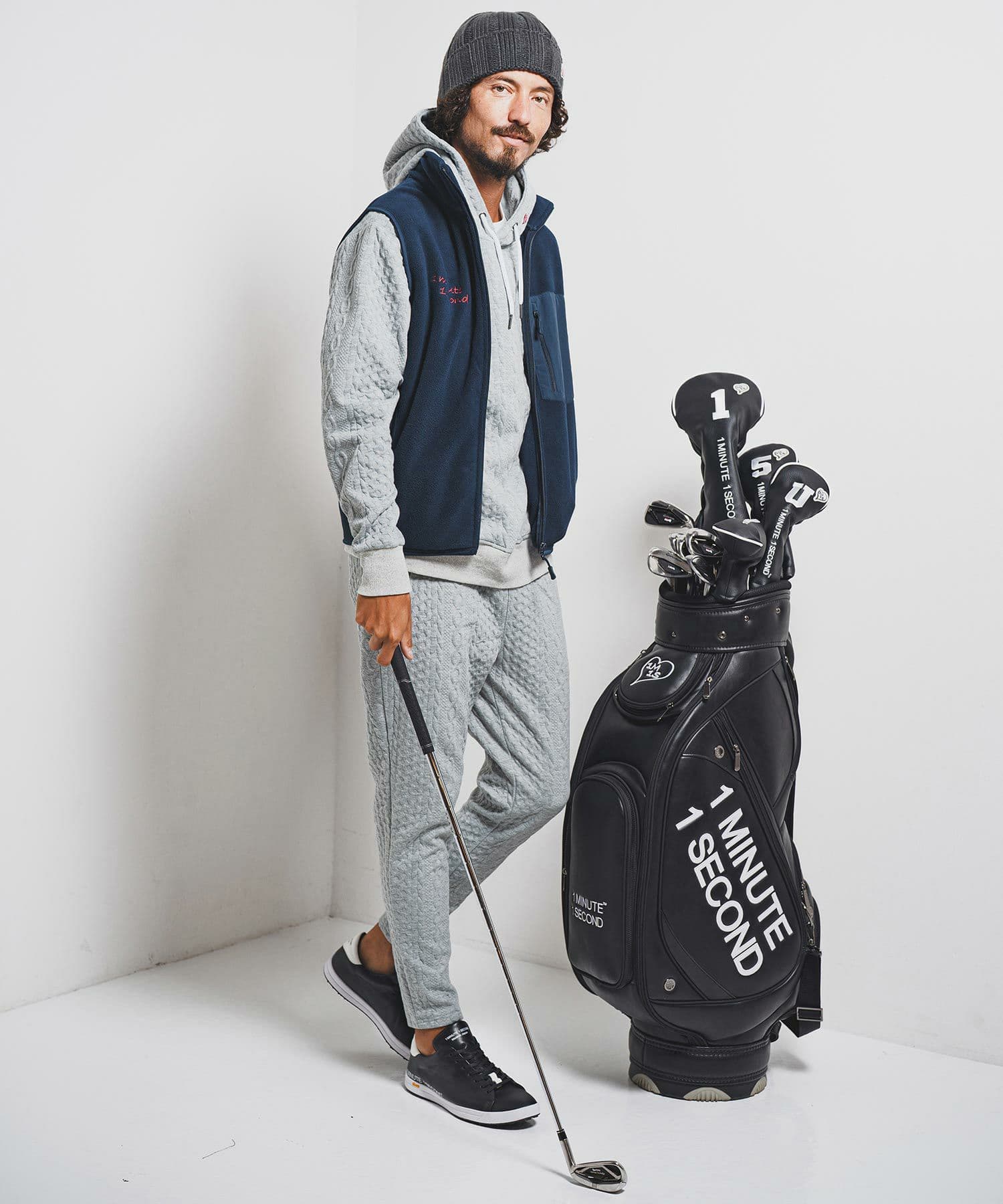【Men's】ケーブルニットパンツ