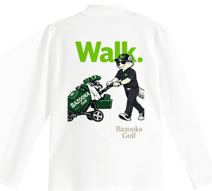 【Men's】長袖モックネック(WALK)