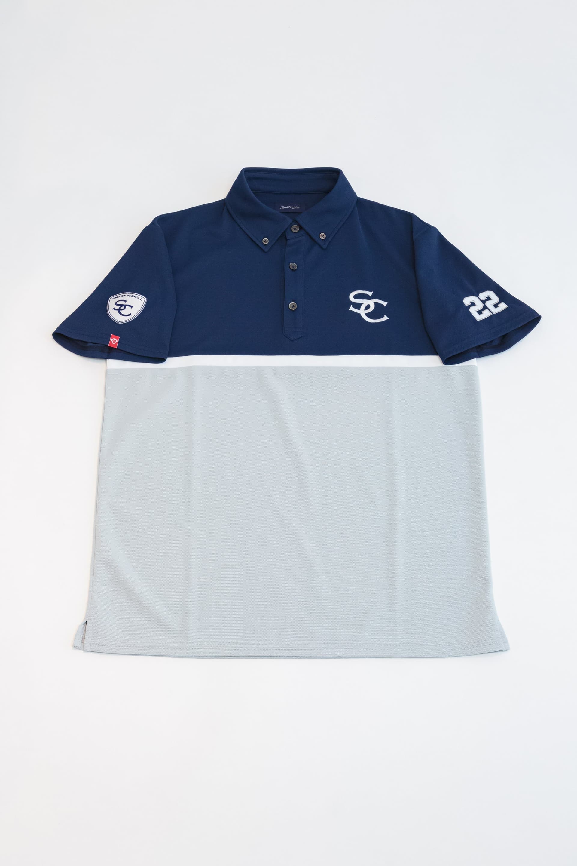 【Men's】ハニカム切替ポロ
