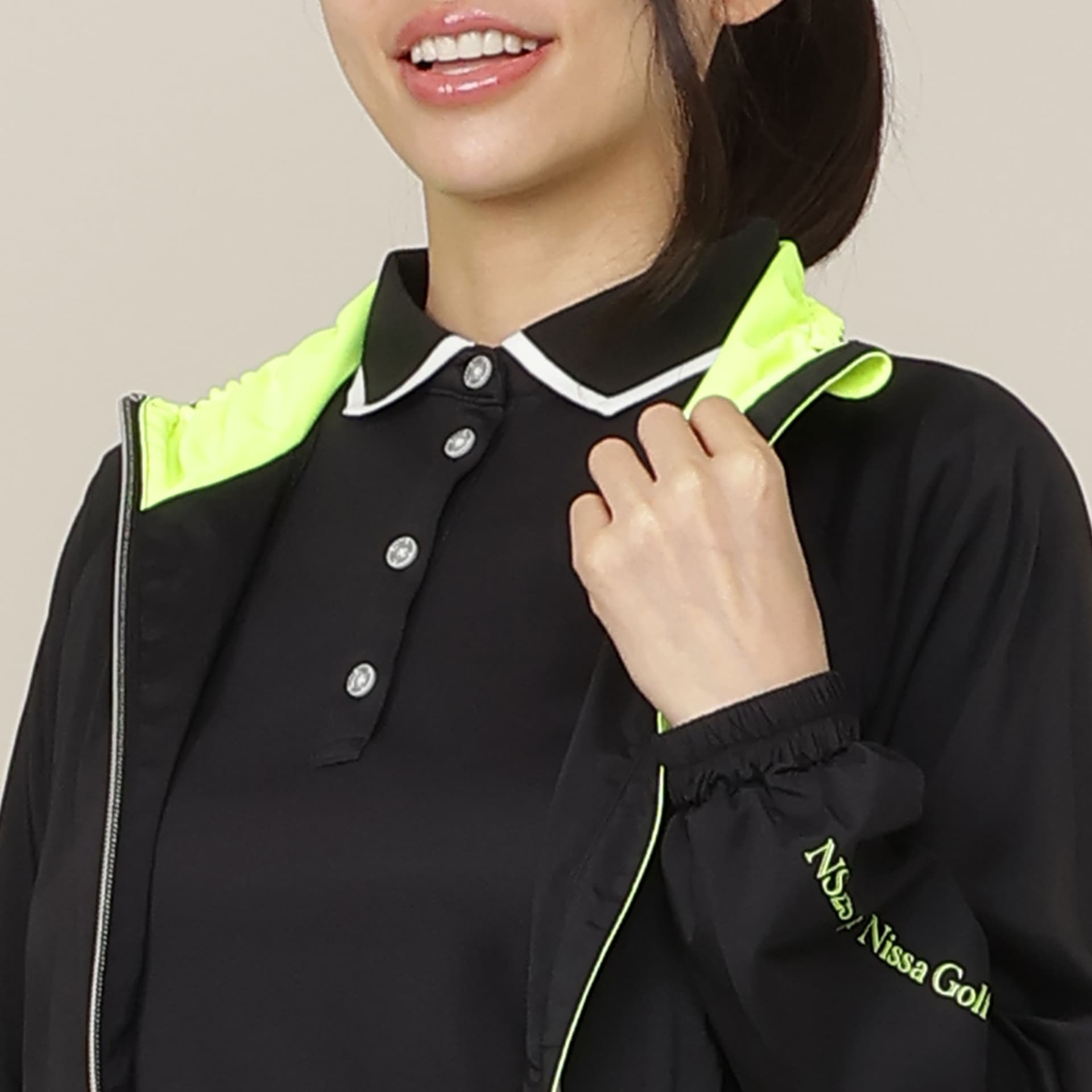【Women's】【接触冷感/撥水性/セットアップ対応】軽量ストレッチブルゾン