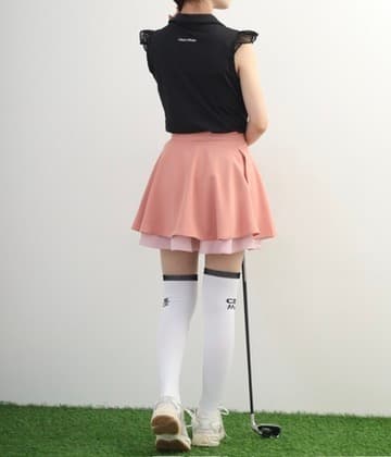 【Women's】Sheer Skipper Blouse Polo