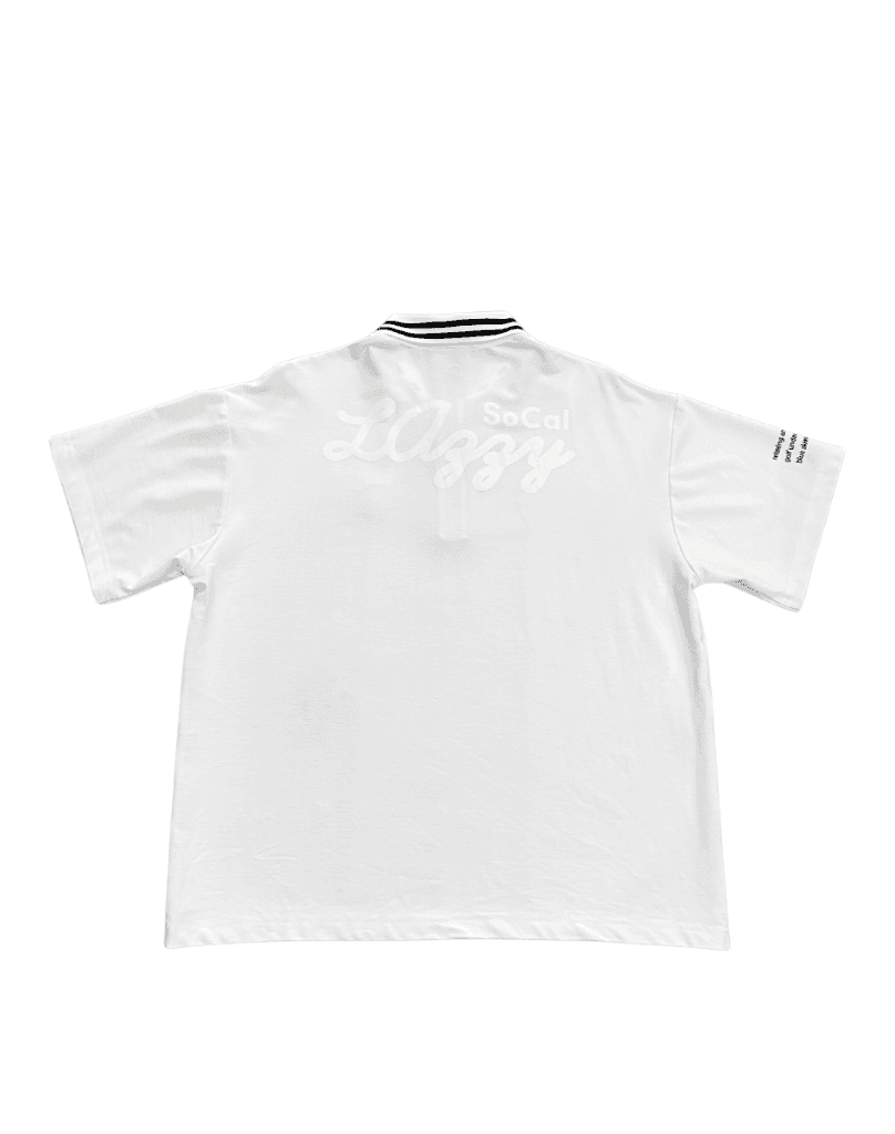 【Unisex】Unisexオーバーサイズジップアップポロ