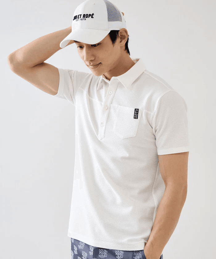 【Men's】スーパーストレッチサッカー 半袖シャツ
