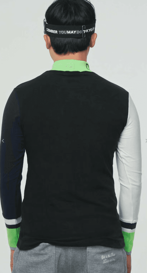 【Men's】長袖モックネック