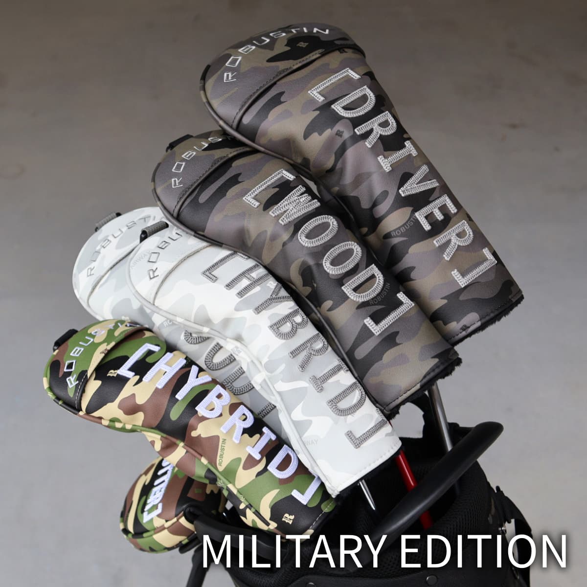 【Item's】フェアウェイウッド(CAMO) TOUR ARMOUR ヘッドカバー(PU)