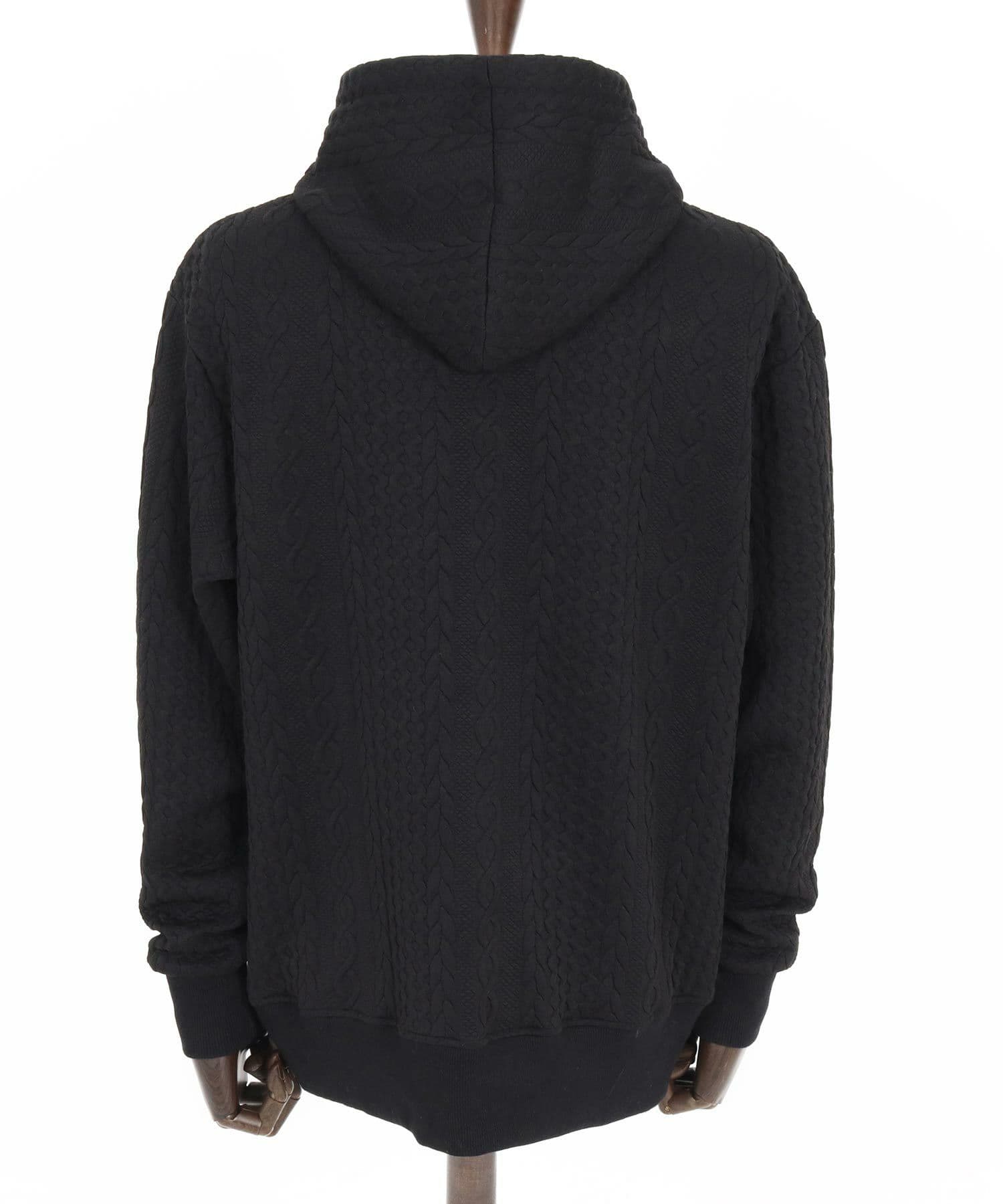 【Men's】ケーブルニットパーカー