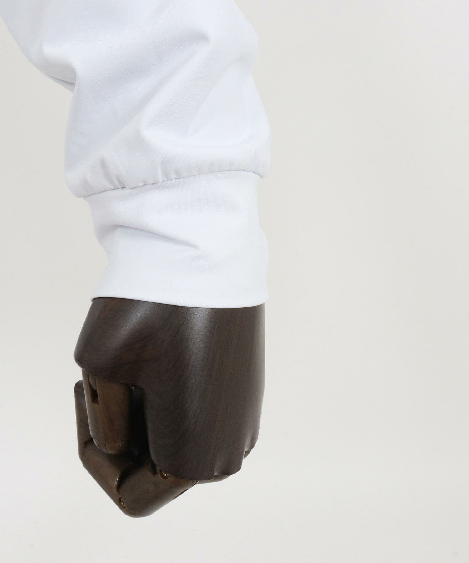 【Men's】長袖モックネックカットソー