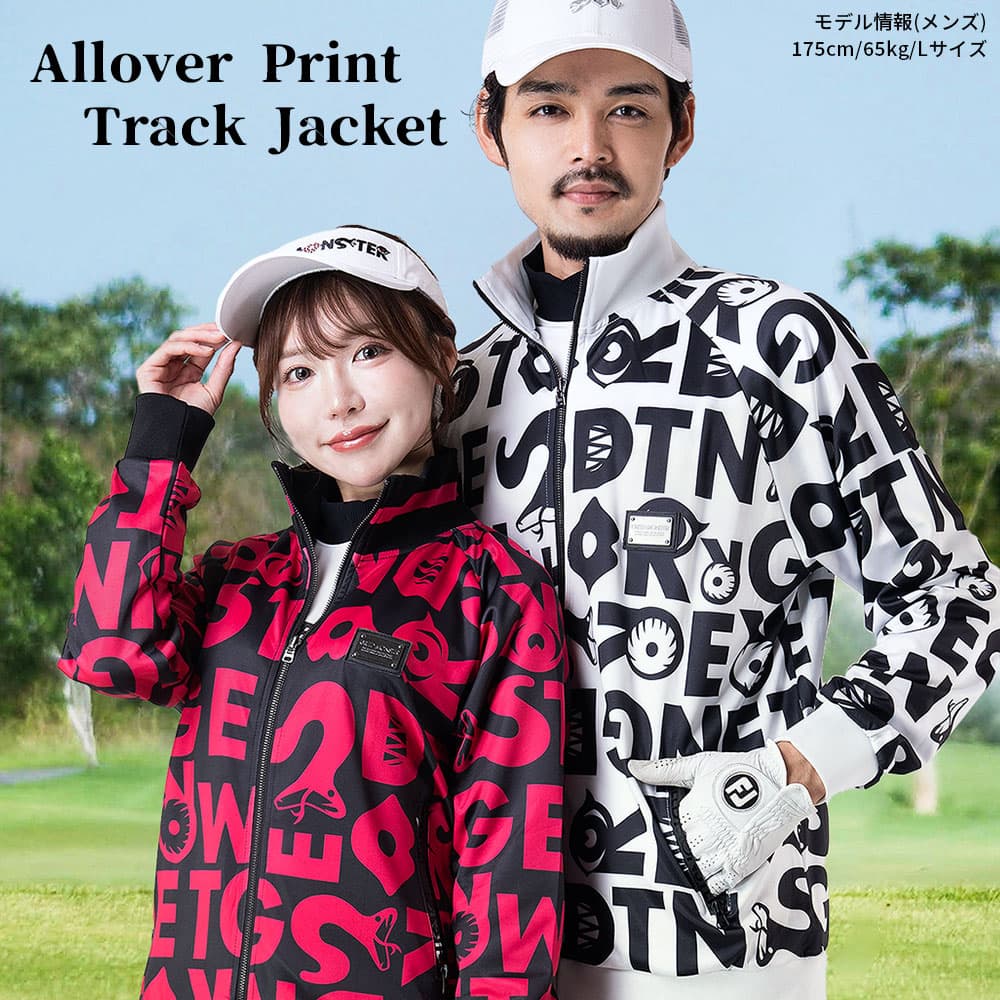 【Men's】総柄プリント トラックJK