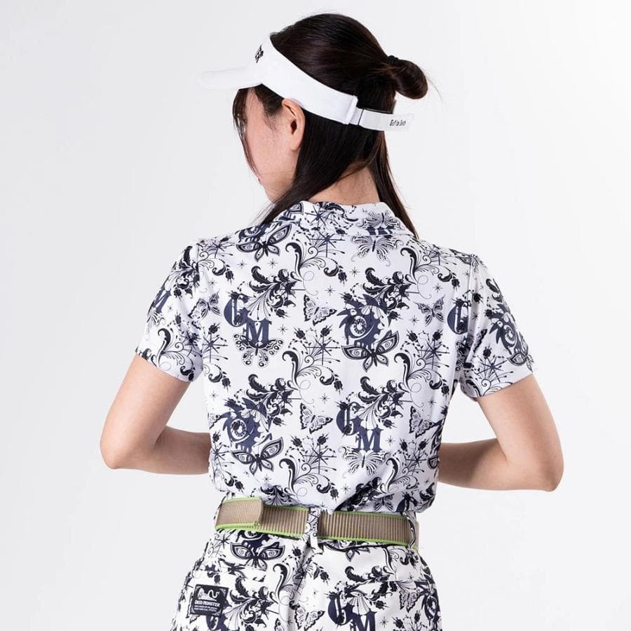 【Women's】バタフライパターン ポロ