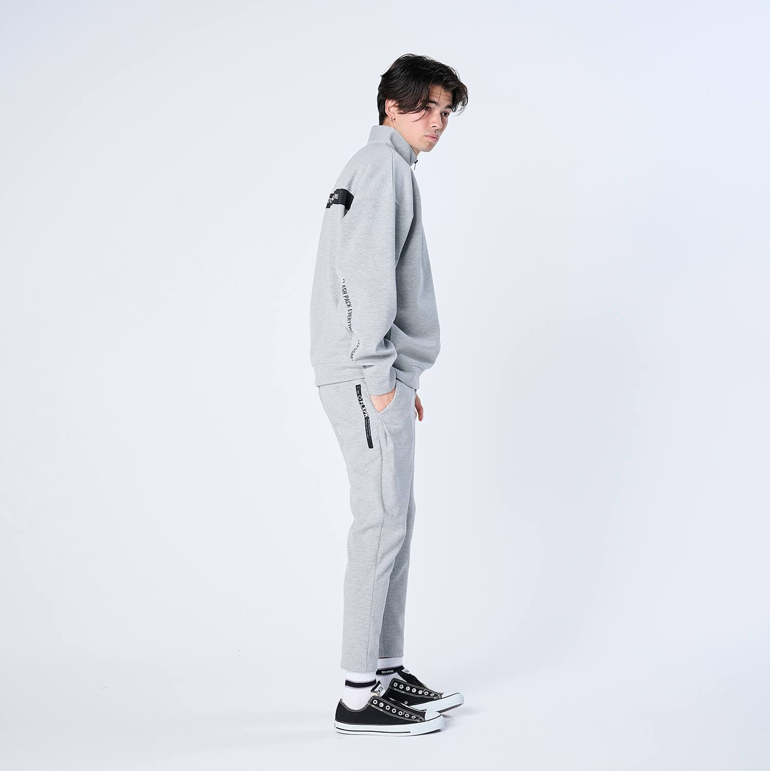 【Unisex】XP-AIR HALFZIP エアテンション® ハーフジップスウェット