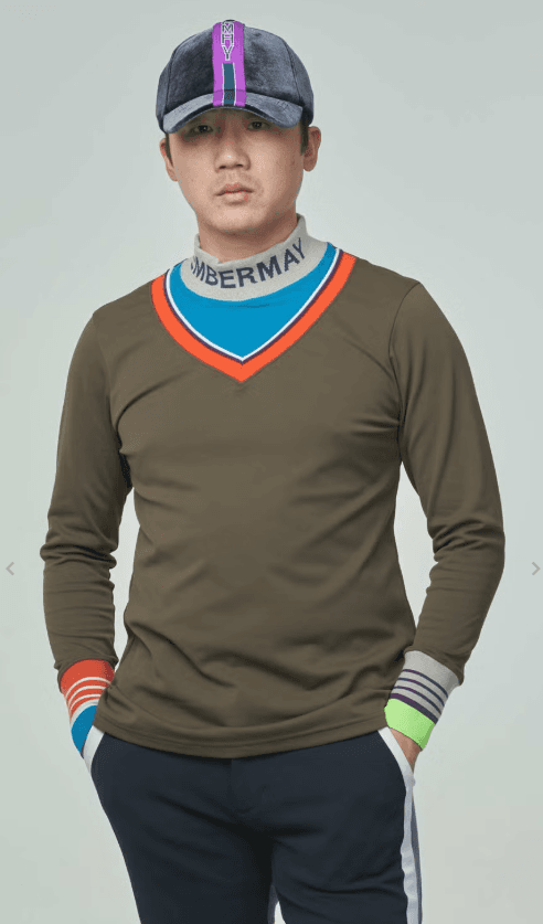 【Men's】レイヤードモックネック