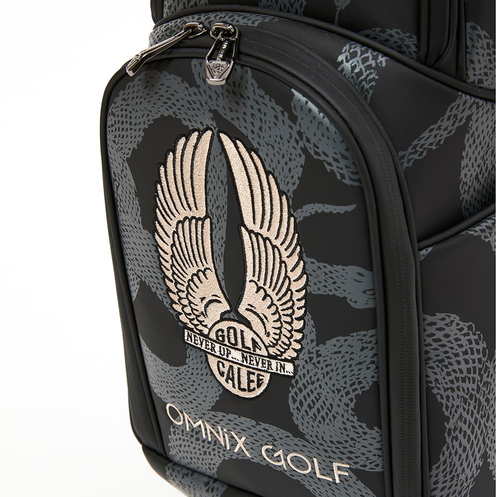 【Unisex】×OMNiX GOLF SNAKE PATTERN CADDIE BAG