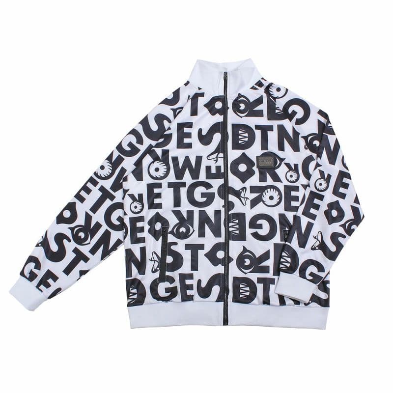 【Men's】総柄プリント トラックJK