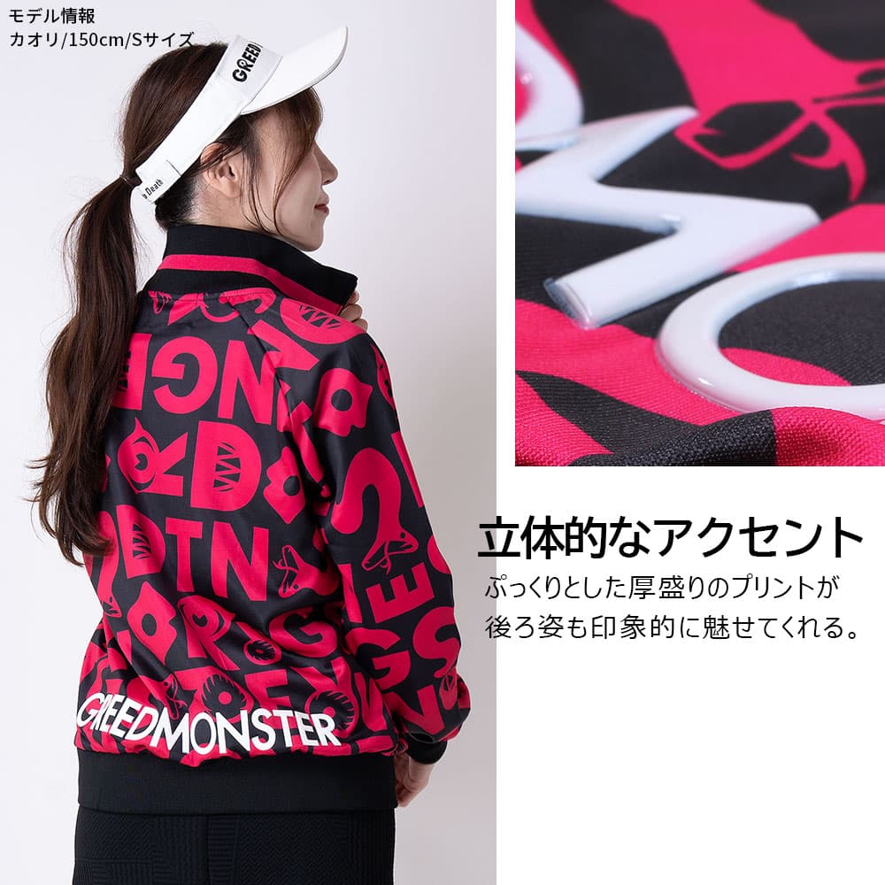 【Women's】総柄プリント トラックJK
