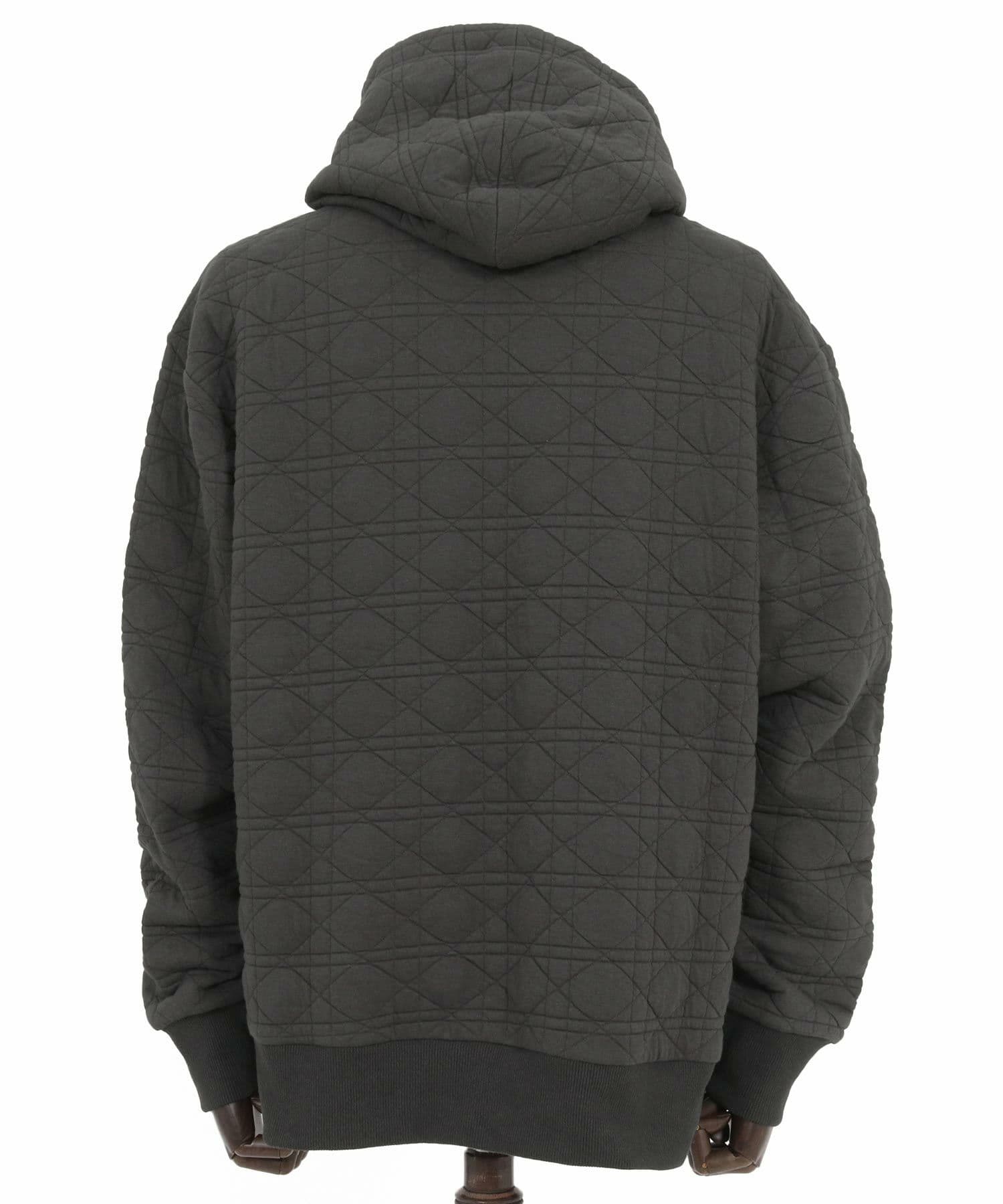 【Men's】キルティングサイドジップパーカー