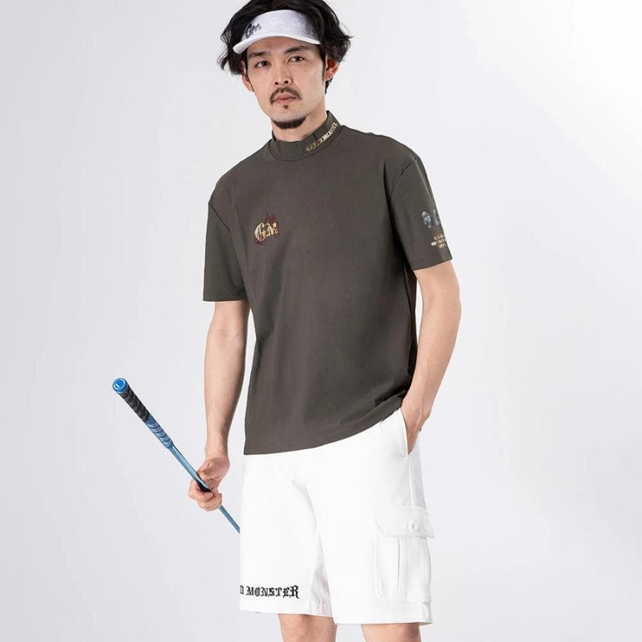 【Men's】素材切替 ハーフパンツ