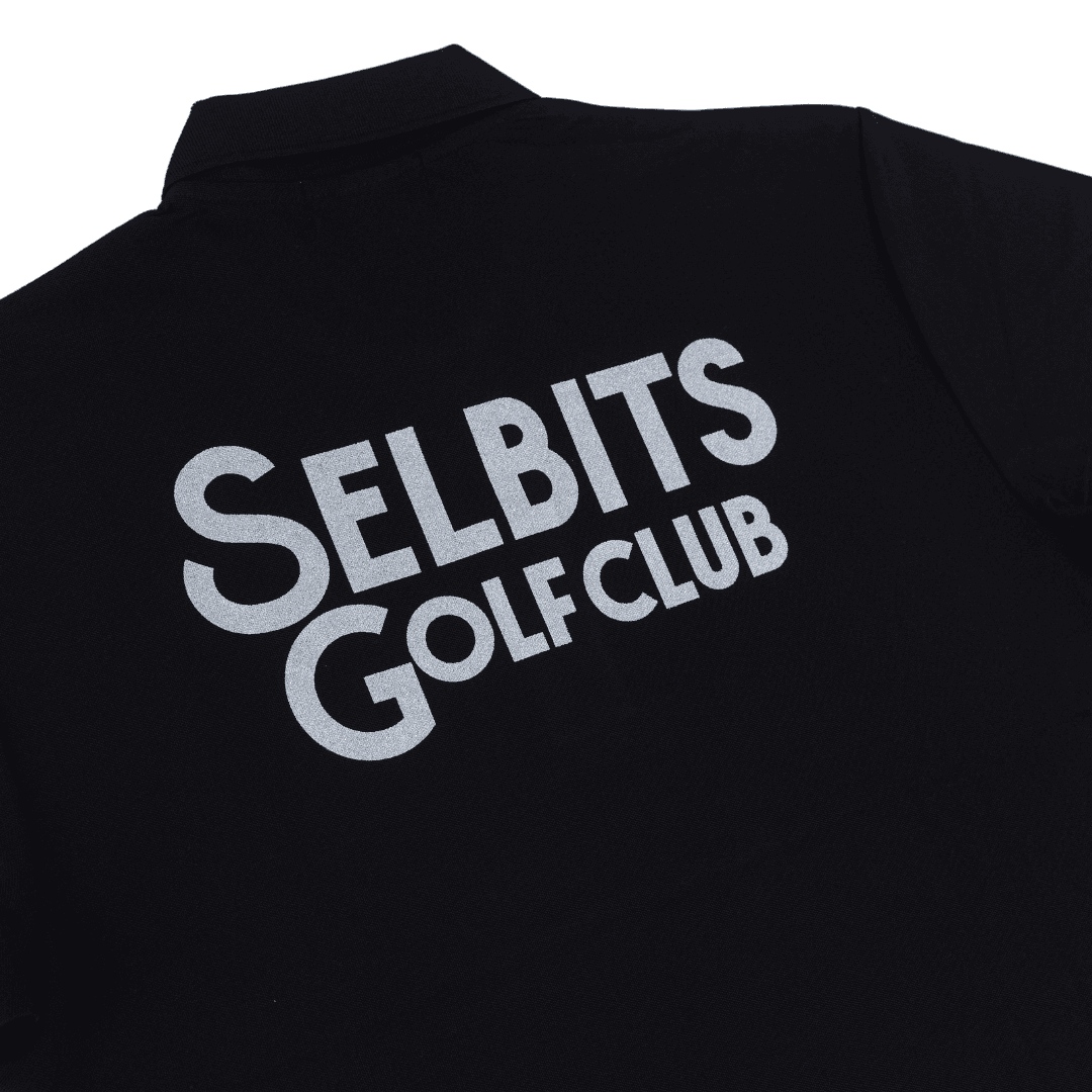 【Unisex】SELBITS GOLF CLUB LOGO Polo ”black”