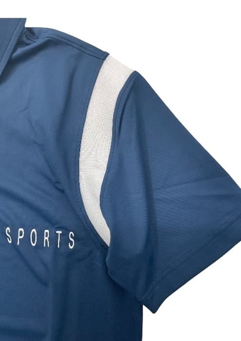 【Men's】【シンプルプリント】ゴルフ ポロシャツ メンズ ストレッチ ナイロン 吸汗速乾 半袖 ポロ
