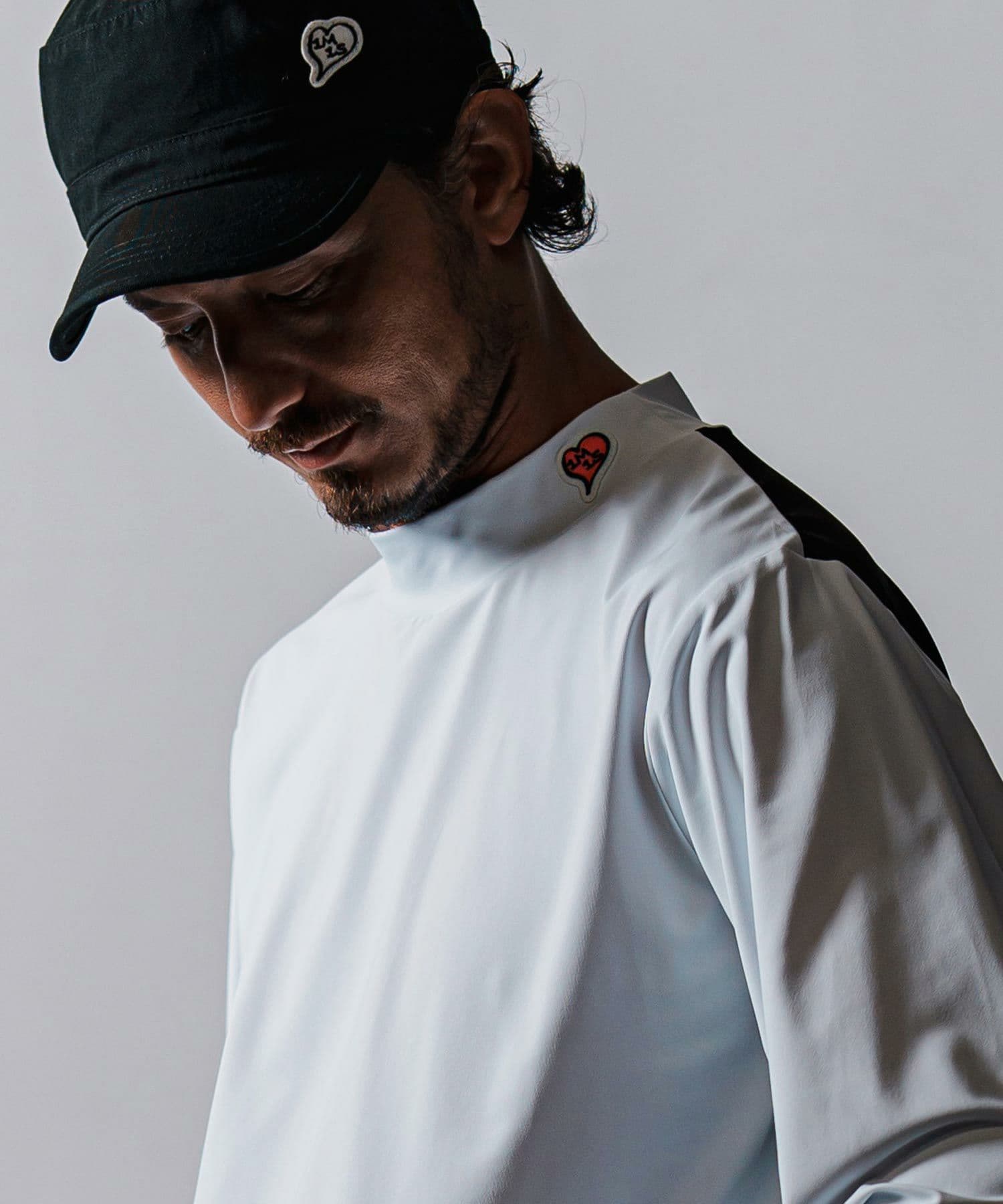 【Men's】長袖モックネックカットソー