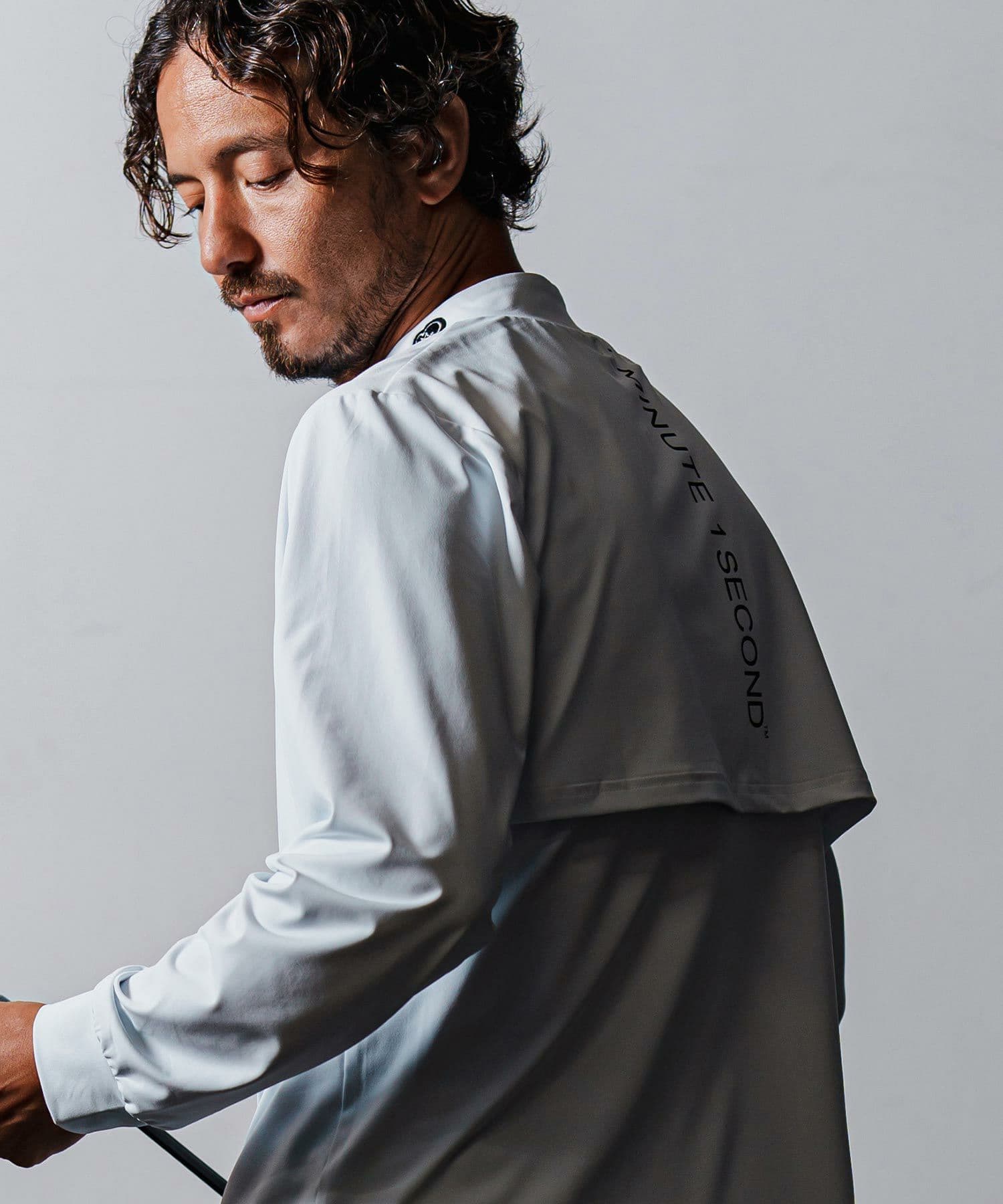 【Men's】ジップハイネックカットソー