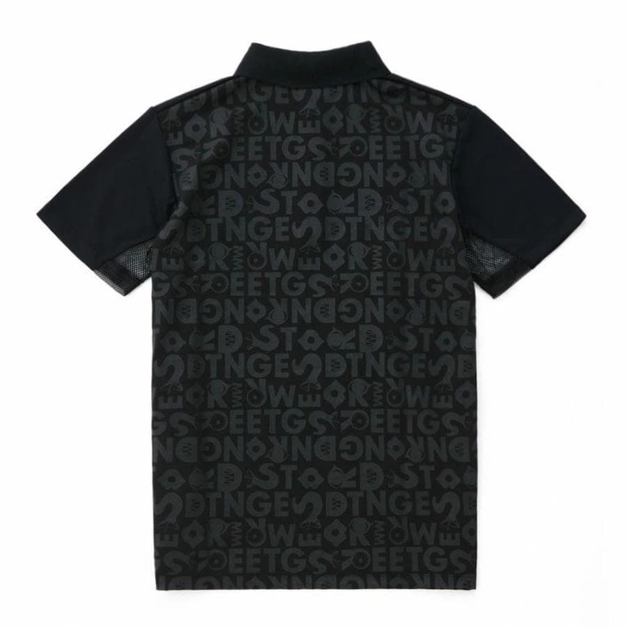 【Men's】バッグボディパネルプリント ポロ