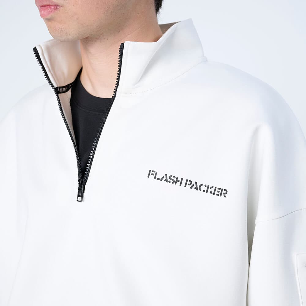 【Unisex】XP-AIR HALFZIP エアテンション® ハーフジップスウェット
