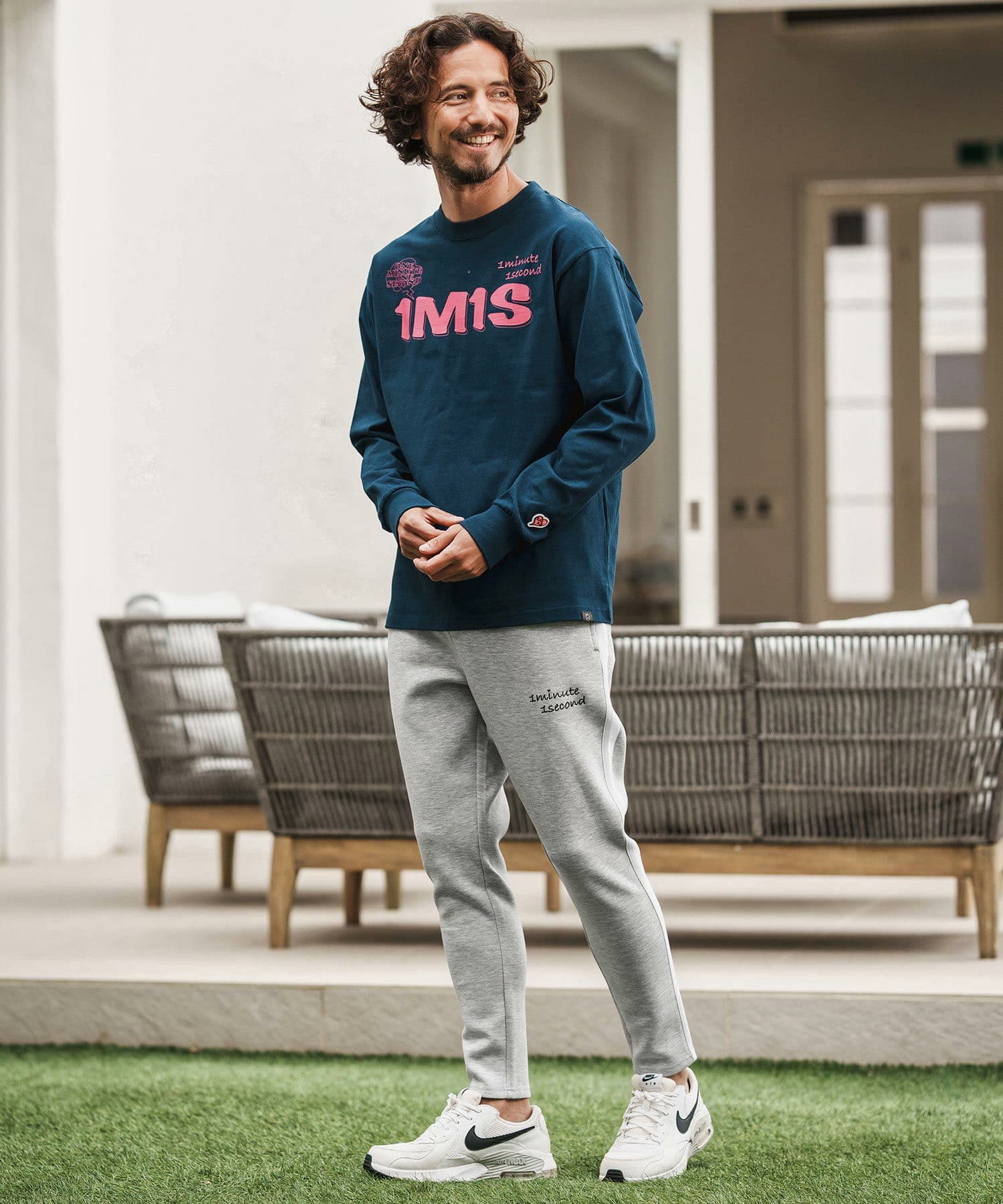【Men's】ダンボールニットラインイージーパンツ