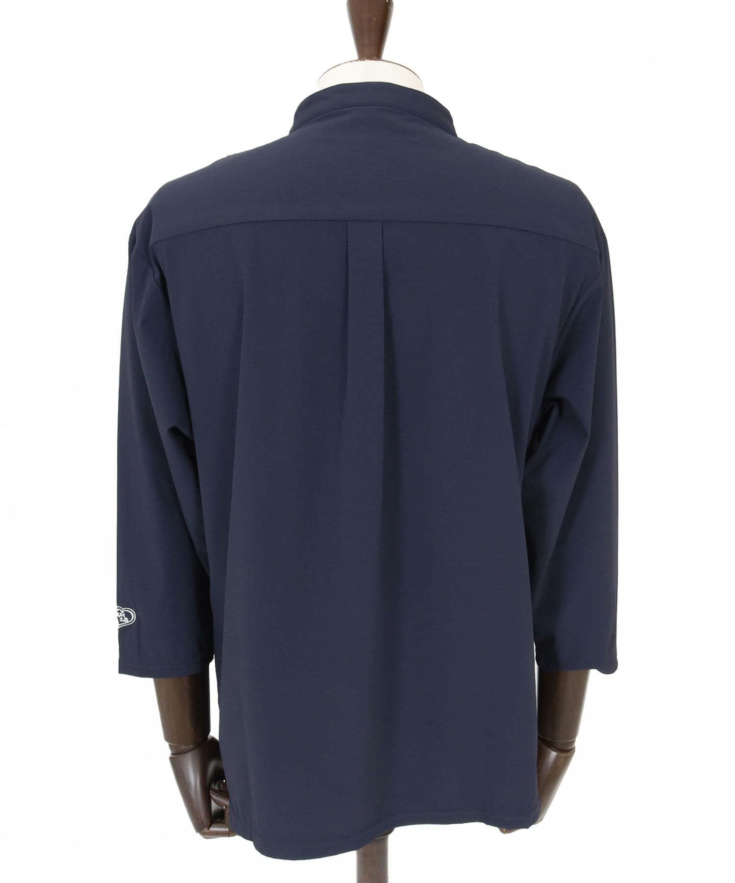 【Men's】バンドカラープルオーバーシャツ