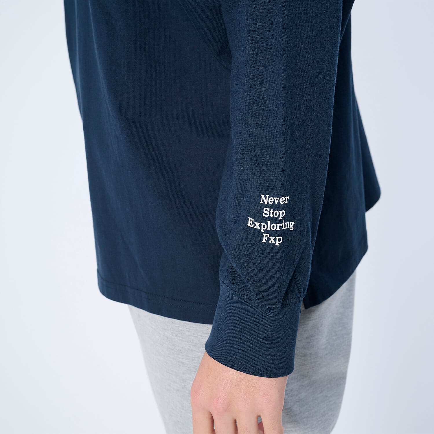 【Unisex】XSMLT-WV(Dry Silky Cotton®セミモックネック ロングスリーブTシャツ)