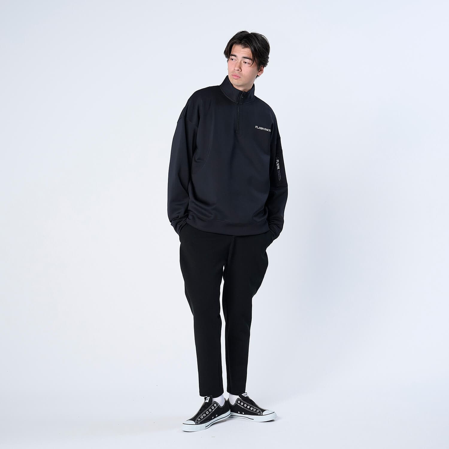 【Unisex】XP-AIR HALFZIP エアテンション® ハーフジップスウェット