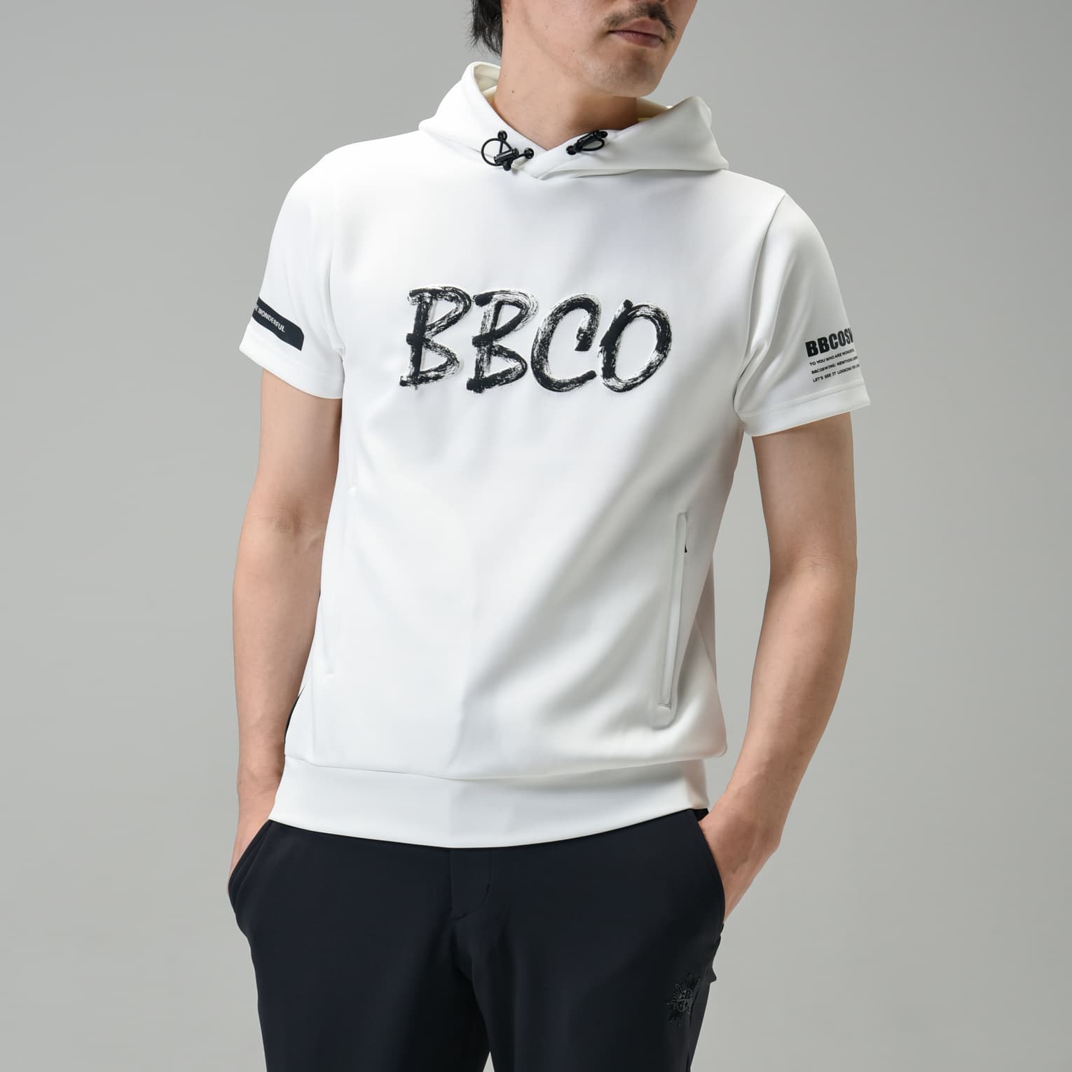 【Men's】半袖パーカー(2503)