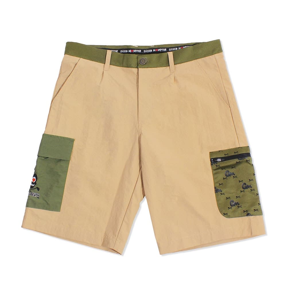 【Men's】カラーポケット ハーフパンツ