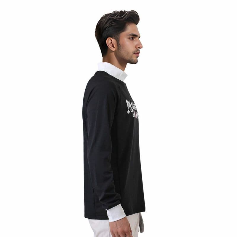 【Men's】マルチパターンロゴ モック長袖CU