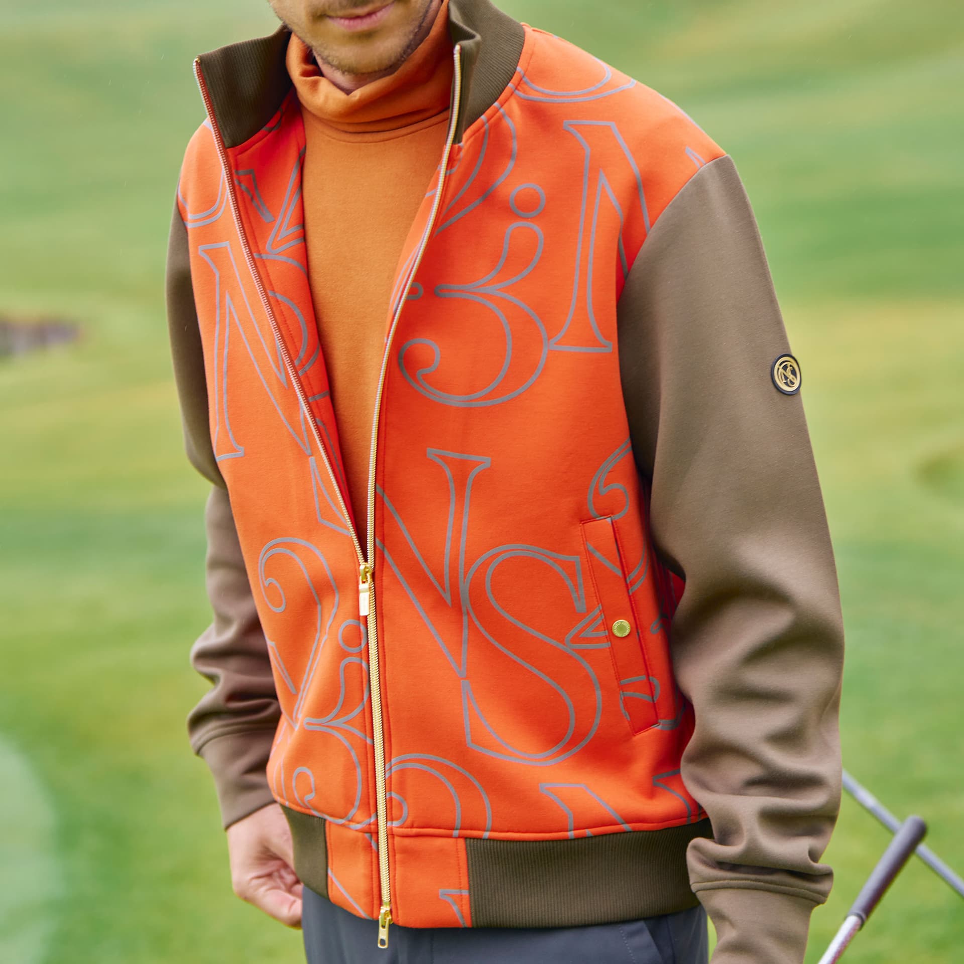 【Men's】NS23フロッキープリントジャージ